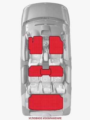 ЭВА коврики «Queen Lux» комплект для Marussia B2
